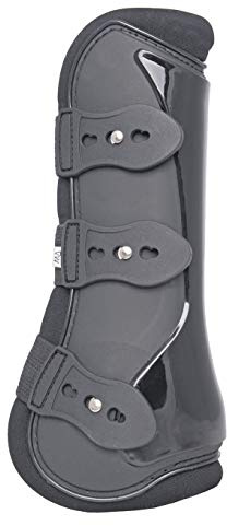 HKM Gamaschen-306691910652 Gamaschen Schwarz/Schwarz Warmblut