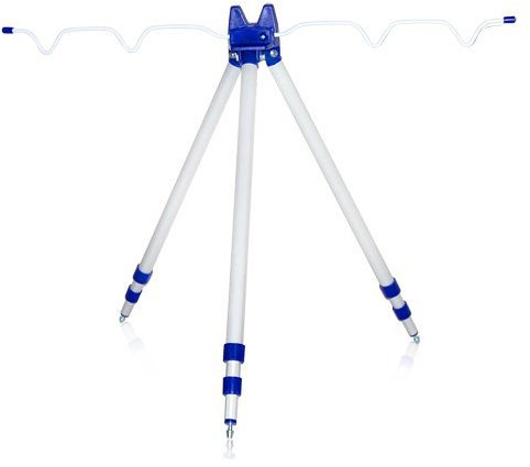 Accessotech Fishing Rods Tripod Stand Rest for Sea Beach Coarse Shore Pier Tackle Telescopic