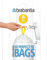 Brabantia PerfectFit Bin Liners (Size A/3 Litre) Thick Plastic Trash Bags with Tie Tape Drawstring Handles (60 Bags)
