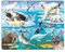 Larsen FH11 Arktische Wildtiere Puzzle - 75 Teile | Lern- und Spaßpuzzle für Kinder 4-12 Jahre | Hergestellt in Norwegen