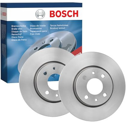 Bosch BD557 Dischi freno, Certificato ECE-R90, 1 set di 2 dischi