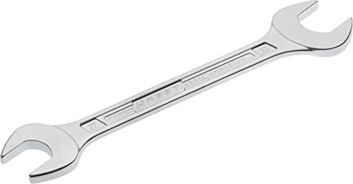 HAZET 450N-27X32 303.8 mm Hexagon Profile Double Open-End Wrench - Chrome-Plated