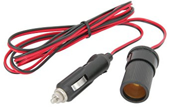 Yourspares Cigar lighter DC extension lead, 2.0m