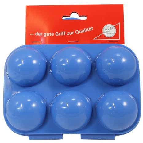 Eierträger 6-fach in blau