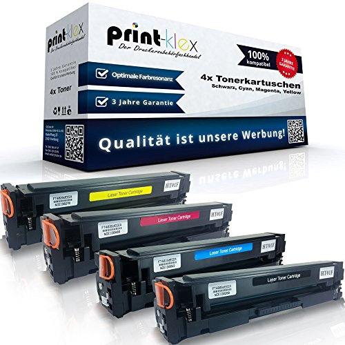 Print-Klex Toner 4x kompatibel für HP Color LaserJet Pro M450 Series, Pro M477 Series - Sparset - Pri, Schwarz, Cyan, Magenta, Gelb - 3 Jahre Garantie