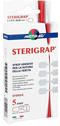 STERIGRAP Wundnahtstreifen 8x32 mm Knochenform 5 St