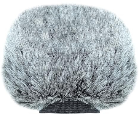keepdrum Fell-Windschutz WS-BK für Zoom H5 Handy Rekorder Digital Recorder