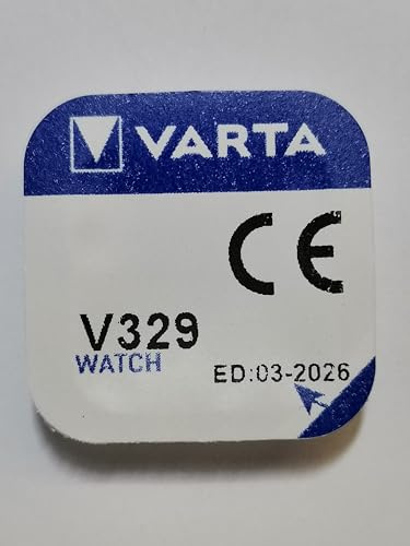 329, Varta V329, SR731SW knappcell för klockor etc.