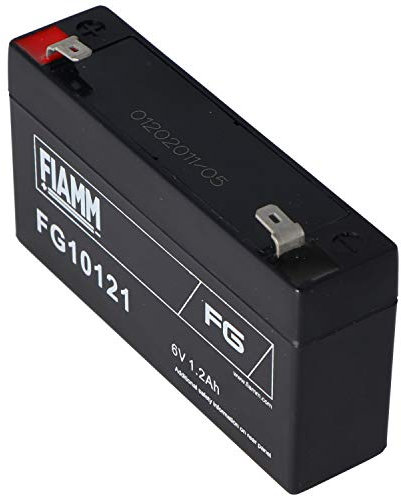 Fiamm FG10121 - Batteria piombo-gel, 6 Volt, 1,2 Ah