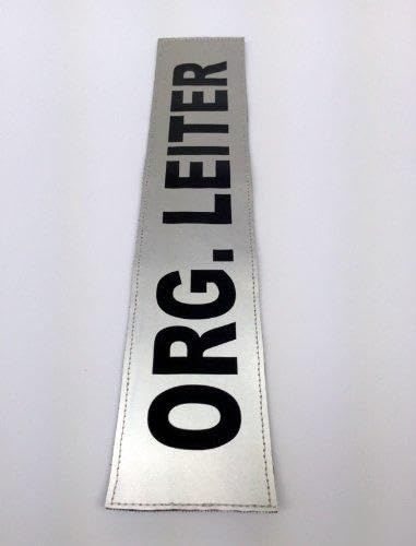 ORG.LEITER 3M Rückenschild 42x8cm matt silber