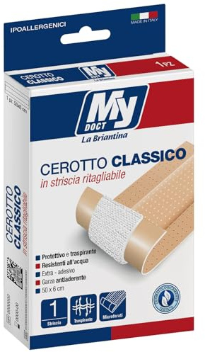 My Doct Cerotto in Striscia da Taglio con Garza Emostatica, 50 cm x 6 cm