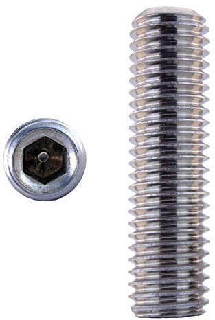 Gewindestift M8 X 40 DIN 913 m. Kegelkuppe Edelstahl A2 (1 Stück) - V2A Madenschraube