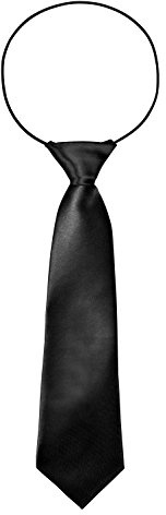 BomGuard Cravatta per Bambini Ragazzo – Nero
