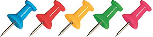 Maped Push Pins Assorted Colours (Pack of 25)