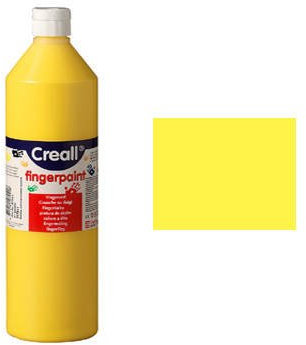 Fingermalfarbe 750ml, gelb PREISHIT [Spielzeug]