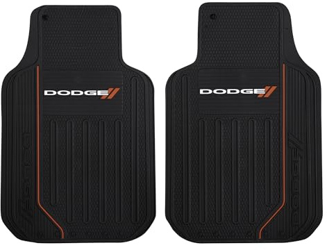 Plasticolor Elite 'Dodge' Automotive Floor Mat Set, (001468R01), Black