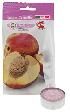 Cereria di Giorgio Jus de Bougie Chauffe-Plat parfumés aux Fruits, Cire, Lilas, 3,8 x 3,8 x 1,6 cm, 12 unités