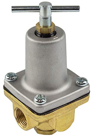 World American WAKN31070 Adjustable Air Pressure Regulating Valve 10–125 PSI 3/8 NPT Inlet & Outlet NPT Thread - Replaces Bendix 217380, Haldex KN31070, Velvac 032060, Tectran 80-1077 Euclid E4327