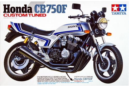 TAMIYA 300014066 Honda CB 750F Custom Tuned Motorradmodell Bausatz 1:12 Mittel