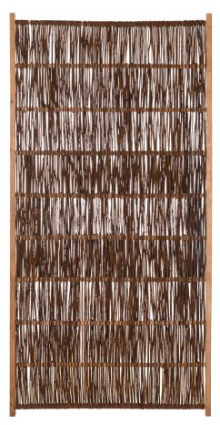 WEIDENPROFI Sichtschutz, Weidenzaun Modell SOLID, Flechtzaun aus Weide, Größe (BxH): 90 x 180 cm