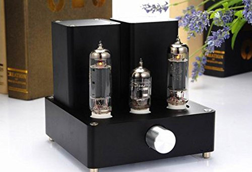 GOWE EL84+12AX7 Mini amplificatore tubo nero amplificatore