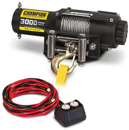 Champion Power Equipment 3000-lb. ATV/UTV Winch Kit