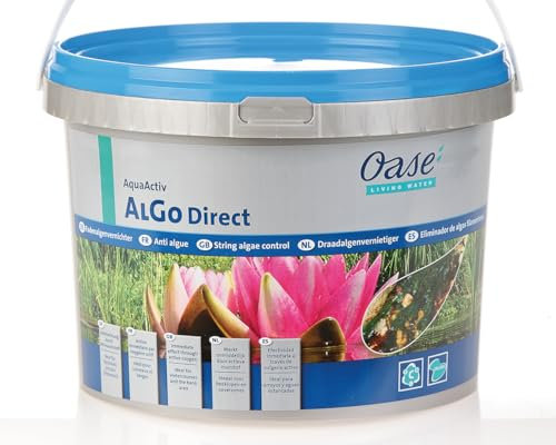 OASE 50549 AquaActiv AlGo Direct, 6 kg - Fadenalgenvernichter, bei lokal begrenztem Befall in Bachläufen, Gartenteichen, Schwimmteichen
