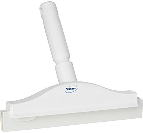 Vikan, White Squeegee,Ultra Hygiene,Dbl Blade,Hand,10, 7711