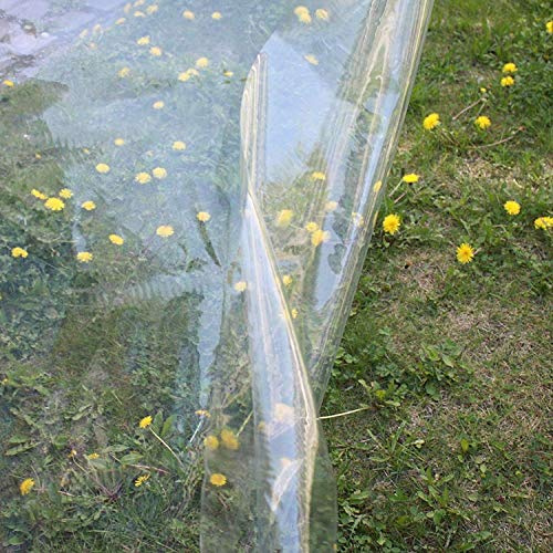 TOLKO Folie transparent 0,2mm | Stabil flexibel Wasserdicht | Klarsichtfolie Meterware | Tischdecke Tischschutz Kunststofffolie Fensterfolie | transparente Folie für Innen und Außen 137cm breit