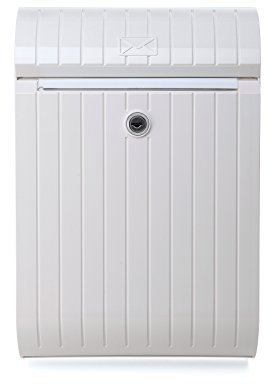 Tatay Casseta Postale Da Esterno Piccolo, Design moderno, Colore bianco brillante, In plastica resistente, Anti-UVA, Facile manutenzione, Ideale per case unifamiliari e comunità.