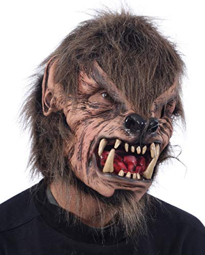 Horror-Shop Fullmoon Werwolf Maske mit beweglichem Kiefer