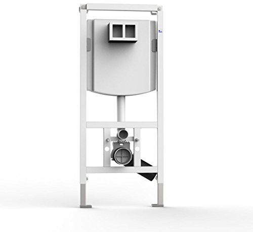 Élément de WC Vis pour cloison sèche avec réservoir encastré 7.5L Soutien-gorge : 1185 mm