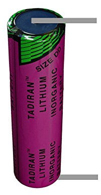 SL 2790/T SL 2790/TADIRAN SL/T SL790/T LITHIUM BATTERY 3.6 V 35000 mAh with Solder Tabs U Shape