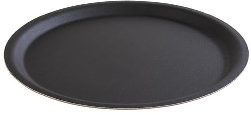 Traducción & Bote Bandeja de servir -feliz Hour - Negro, 32 cm