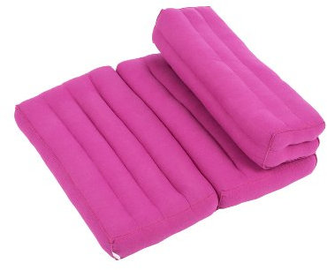 Handelsturm Faltbares Meditationskissen, Meditationssitz für Verschiedene Meditationstechniken, Zafu, für Anfänger geeignet, Baumwolle mit Füllung aus Kapok, fest, purpurlila