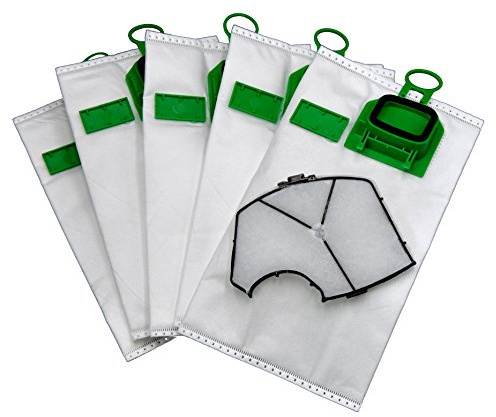 10 Microvlies Staubsaugerbeutel geeignet Vorwerk Kobold 140/150 | + Motorschutzfilter