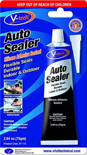 V-Tech VT-131 Quality Auto Sealer Silicone Adhesive Sealant: 75gm Windscreen