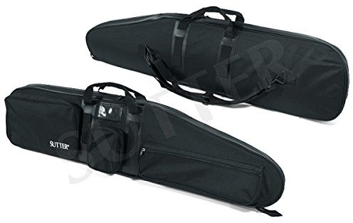 Premium Waffentasche 125x35x12cm Schwarz - Abschließbare Gewehrtasche Gewehrkoffer