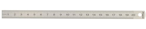 Maped - Réglet 20cm - Graduación inborrable - Regla de acero inoxidable - Herramientas de trazado para uso técnico