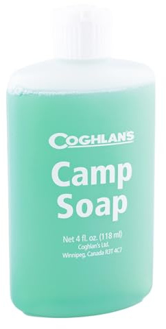 Coghlan's Biodegradable Camp Soap, 4 oz – Compact and Concentrated for Camping, Hiking, Backpacking, Travel, and Outdoor Adventures – Eco-Friendly, Unscented, Versatile Cleaning Solution