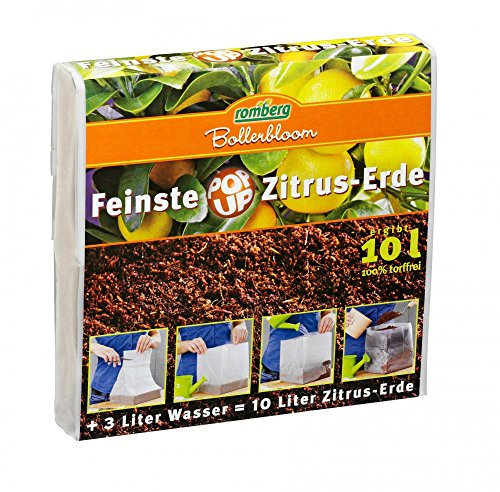 ROMBERG 76520K Zitruspflanzen Erden 10 L Pop Up Packung