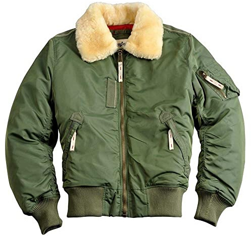 Alpha Industries Herren Jacke Jacke Injector III, Grün (Sage-Green 01), Large