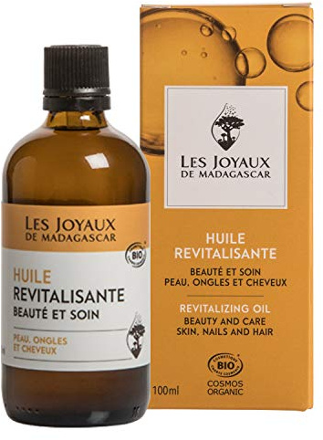 Les Joyaux De Madagascar - Huile Précieuse De Madagascar Bio 50 ML - Huile Ultra Revitalisante pour la beauté et la santé de la peau, des ongles et des cheveux