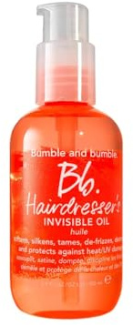 Bumble and bumble. Hairdresser's Invisible Oil Frizz-Reducing Hair Oil | Heat Protection, Frizz Control + Shine | Curly, Wavy, Straight | With Grapeseed, Coconut + Argan Oils, 3.4 Fl Oz