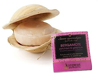 Savon ayurvédique Régénérant : bergamote, patchouli & géranium - 100 g