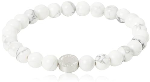 Liebeskind Berlin Beads 6mm mit Logotag in Edelstahl