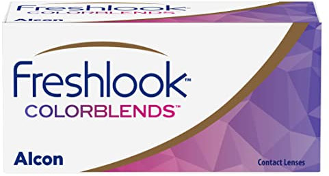 FreshLook Colorblends Brilliant Blue Monatslinsen weich, 2 Stück, BC 8.6 mm, DIA 14.5 mm, 0 Dioptrien