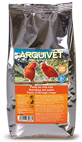Arquivet Röd pastauppfödning - fågelmat - 1 kg