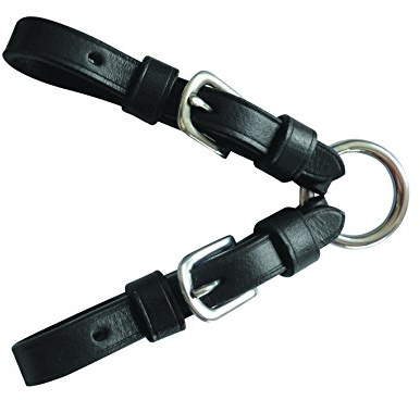 Riding World Unisex Adult 608772002 Pelham Roundings With Rings - Black, One size