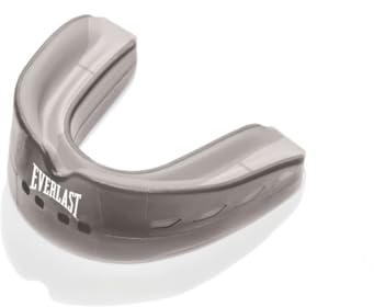 Everlast Protector bucal Doble EverShield, Unisex, Gris, Talla única